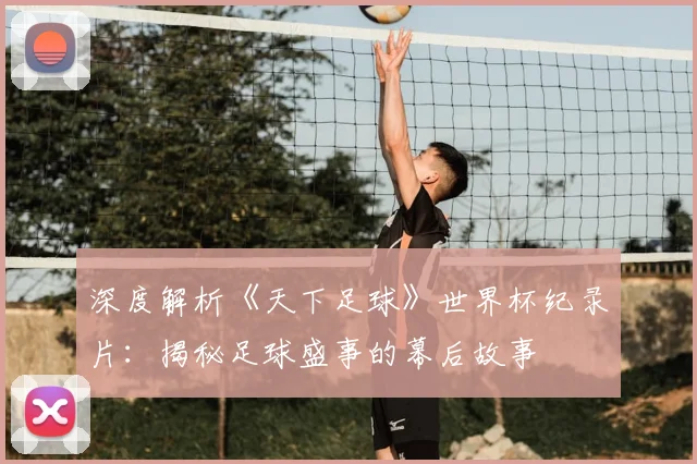 深度解析《天下足球》世界杯纪录片:揭秘足球盛事的幕后故事